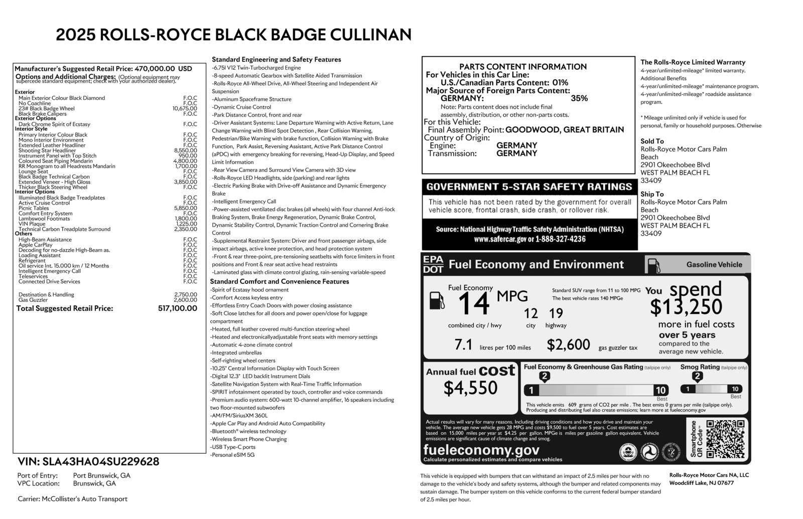 2025 Rolls-Royce Cullinan Black Badge's photo