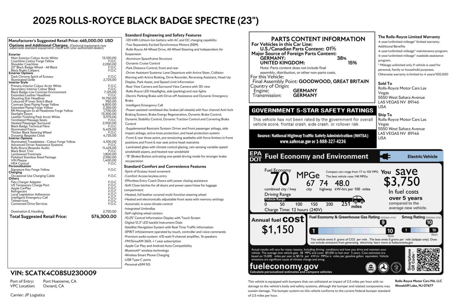 2025 Rolls-Royce Spectre Black Badge - Photo 40